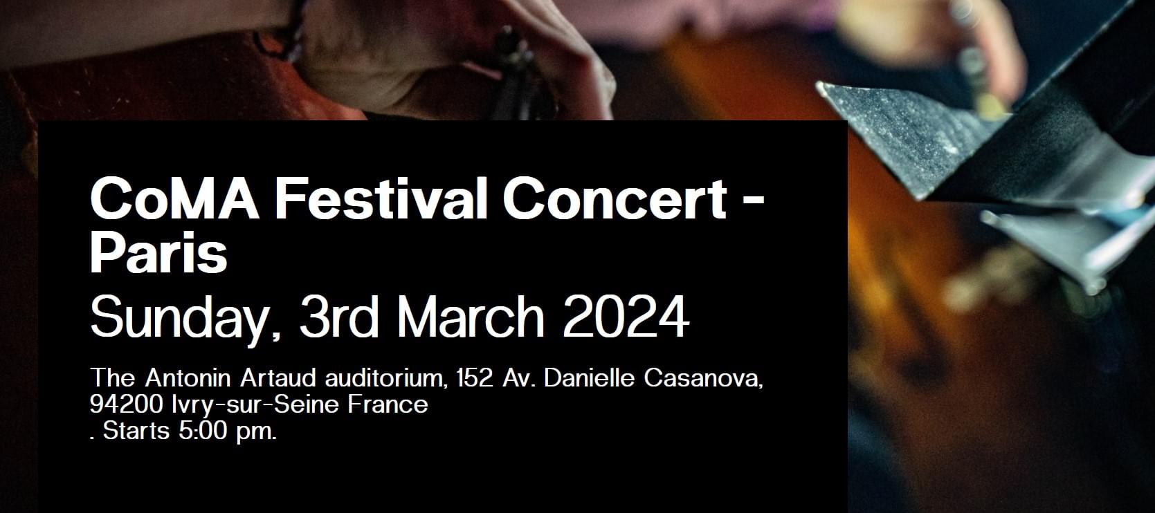 Coma Festival 3 mars 2024